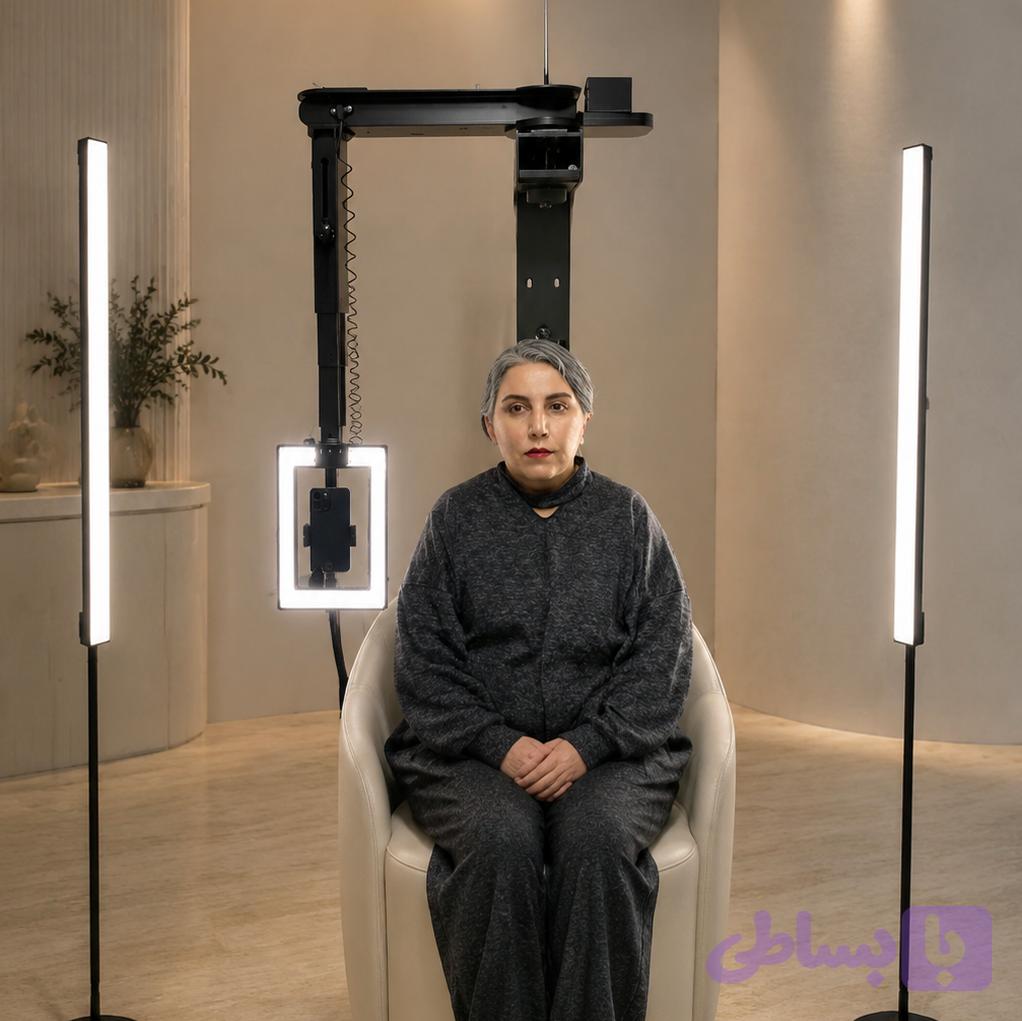 اسکنر سه‌ بعدی چهره بر پایه فوتوگرامتری (3d scsner)تک دوربین یا گوشی دستگاه آنالیز و مدل‌سازی سه‌بعدی صورت برای کلینیک‌های زیبایی — تصویر 1