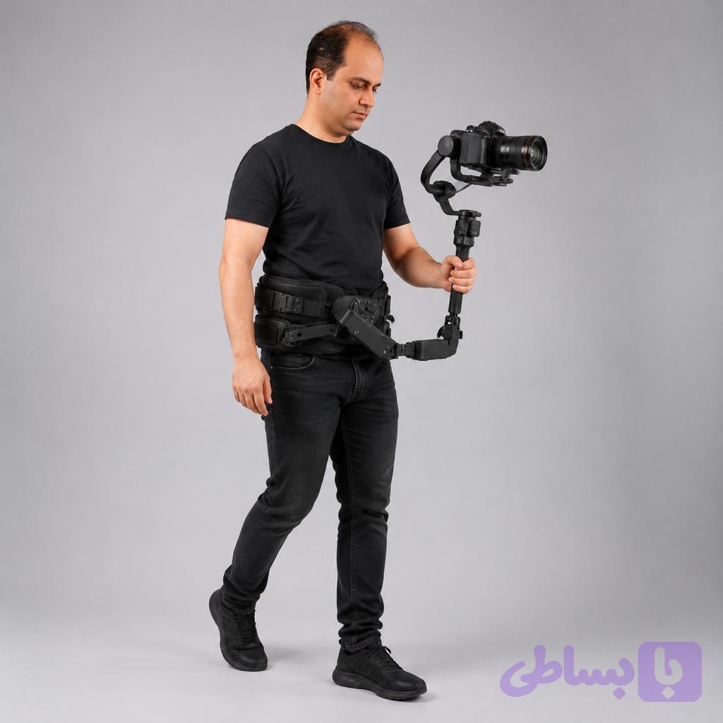 استدیکم با جلیقه و بازوی مکانیکی فقط برای رونین (Steadicam Vest & Arm) — تصویر 1