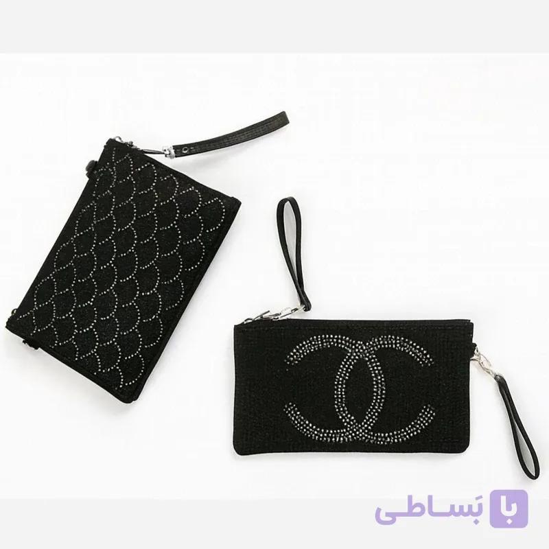 کیف پاسپورتی مجلسی  نگینی  مخمل