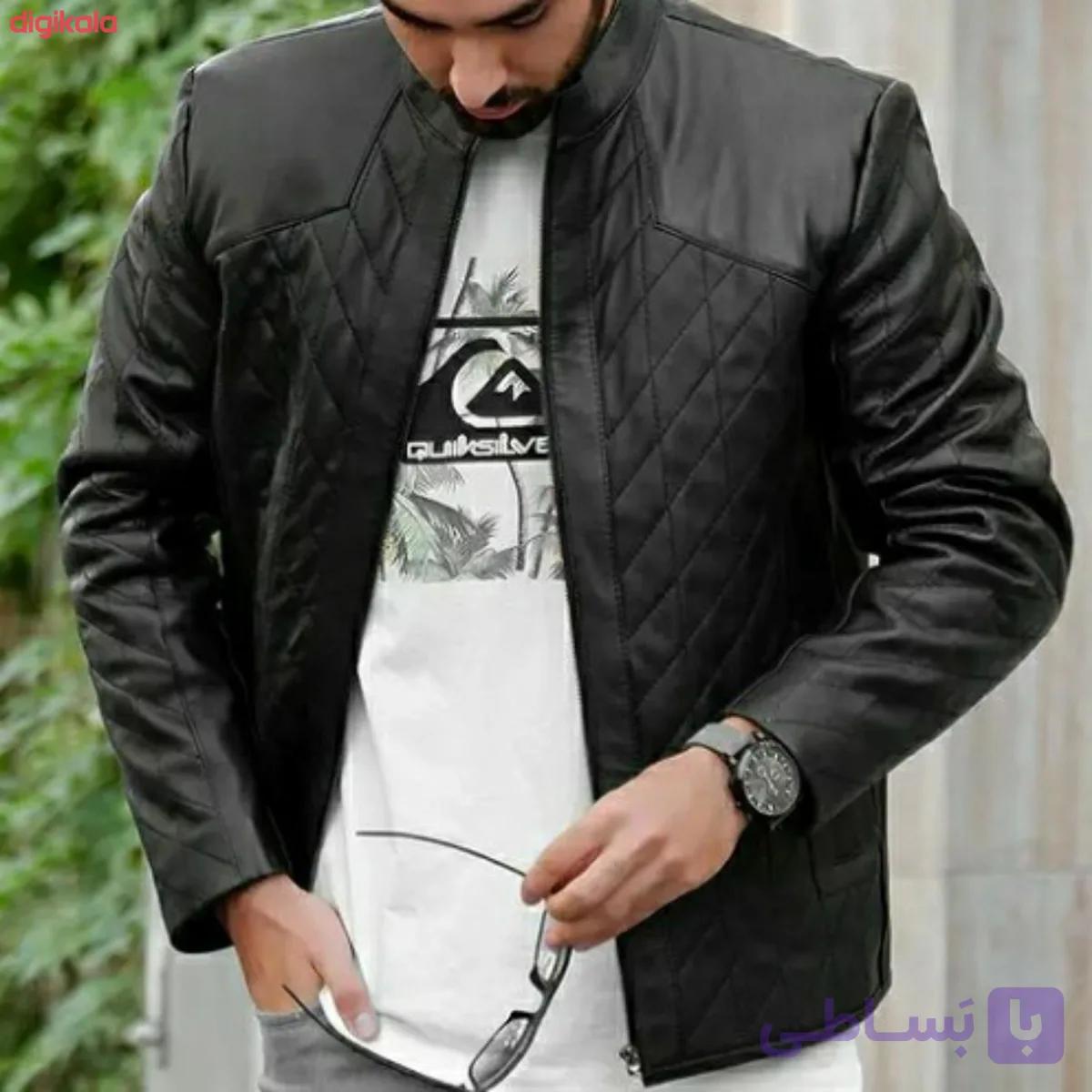 کت چرم مردانه آفتاب مدل KRR 402