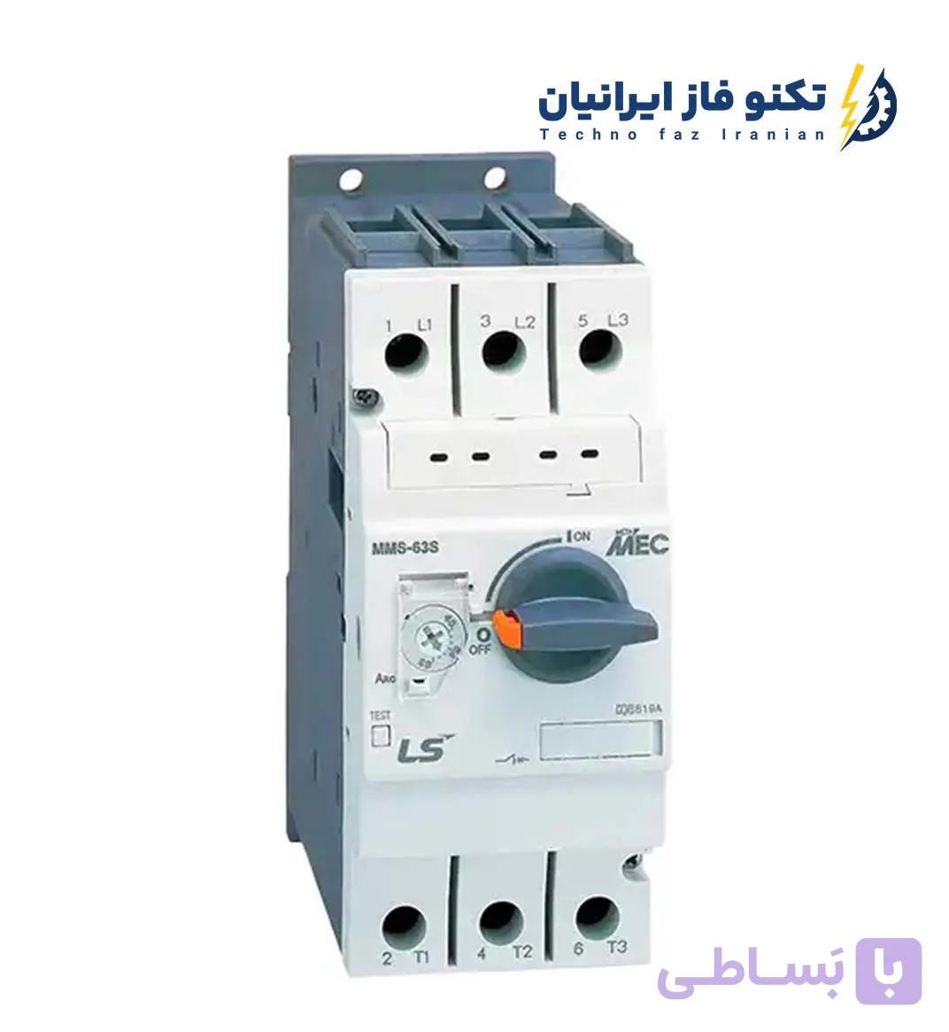 کلید حرارتی  رنج 45 تا 63 آمپر مدل MMS-63S ال اس Ls
