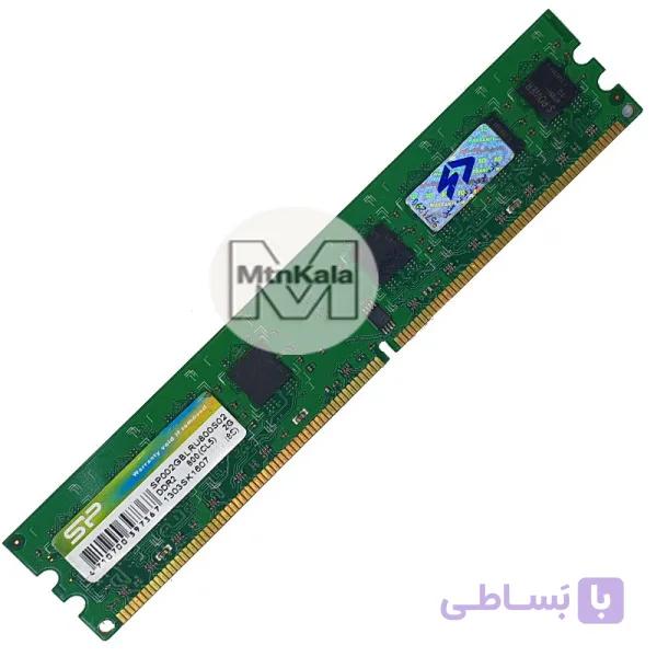 رم کامپیوتر Silicon Power مدل DDR2 800MHz ظرفیت 2 گیگابایت استوک — تصویر 1