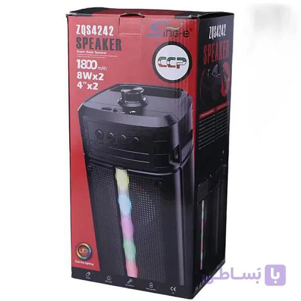 اسپیکر بلوتوثی سینگ ای ZQS4242 + میکروفون — تصویر 1