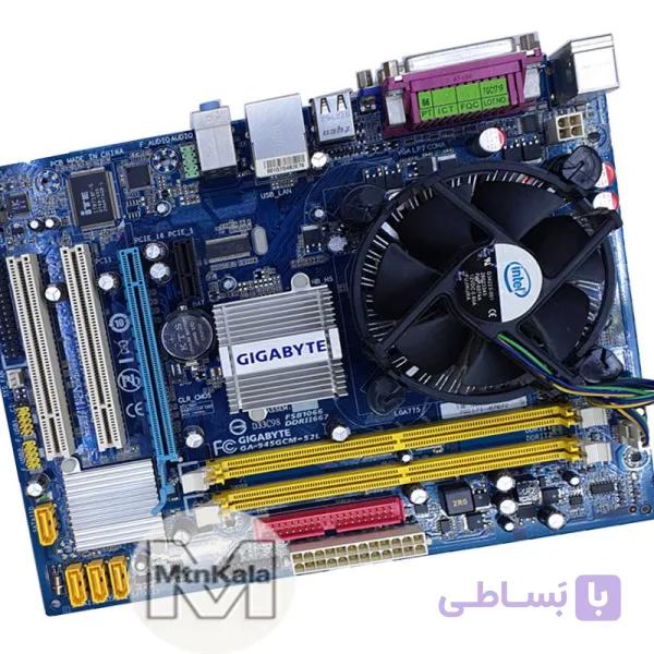 باندل مادربرد گیگابایت 945GCM-S2L با پردازنده Intel 3.2 استوک — تصویر 1