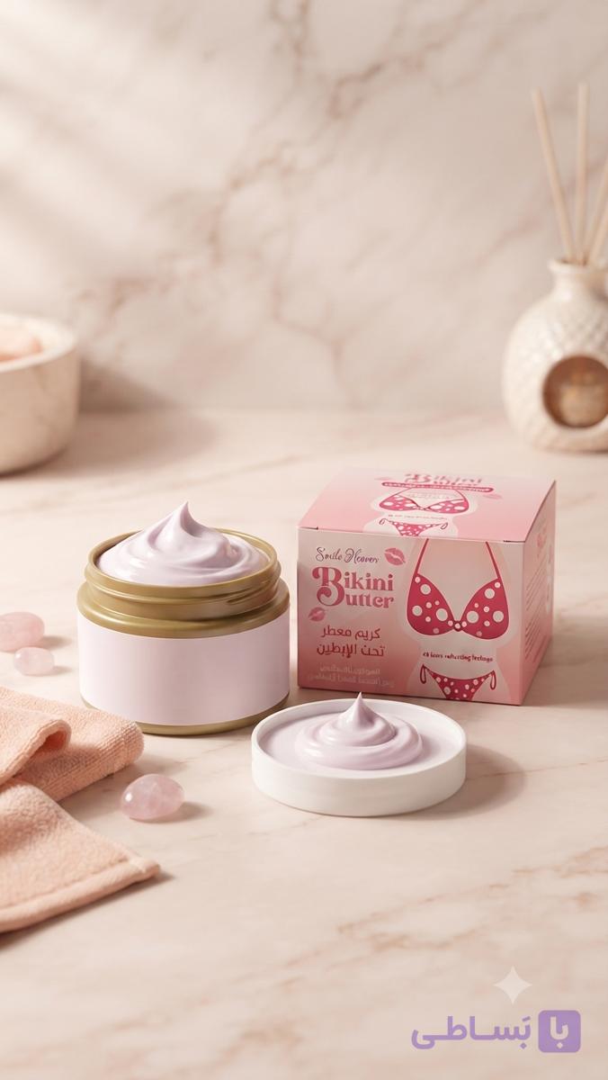 ​کرم روشن کننده و ضد تعریق زیر بغل اسمایل هِوِن (Smile Heaven) مدل Bikini Butter با رایحه پودر بچه