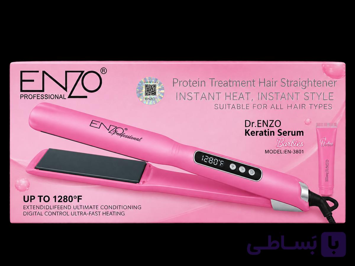 اتو مو پروتئینه درمانی ENZO Professional مدل EN-3501 با کنترل دیجیتال