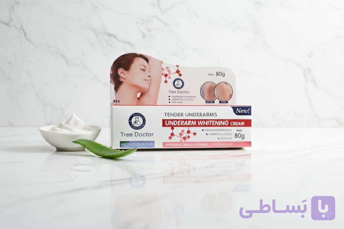 کرم سفیدکننده و روشن‌کننده زیر بغل Tree Doctor | رفع تیرگی و مراقبت پوست