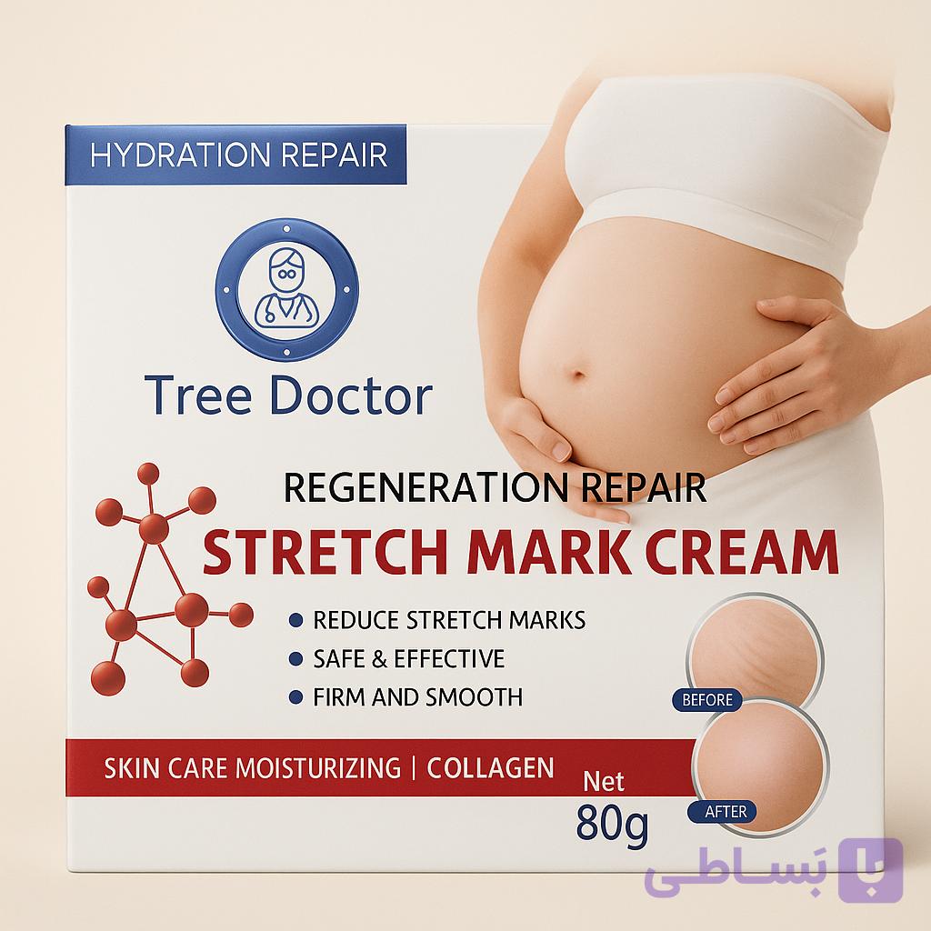کرم رفع ترک پوستی Tree Doctor | ترمیم، آبرسانی، افزایش لطافت