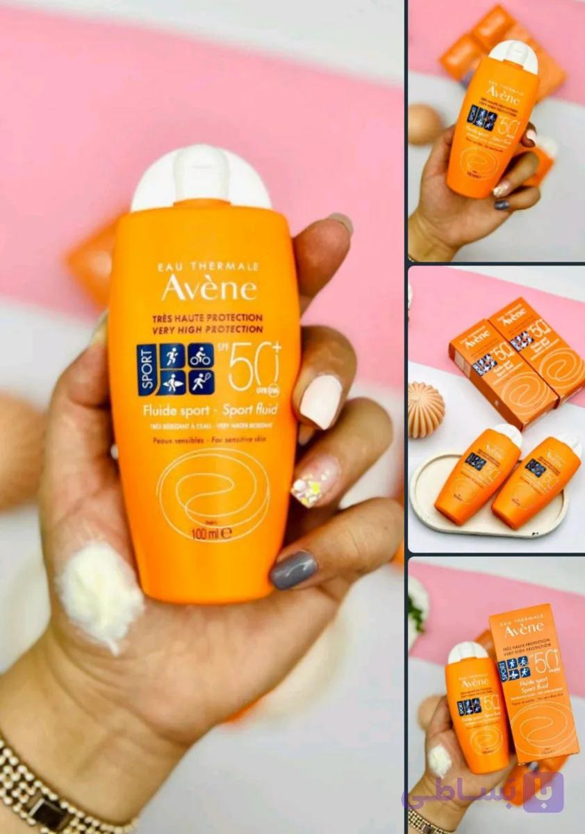 ضد آفتاب اون SPF 50+ مدل Sport Fluid | مناسب پوست حساس و بسیار مقاوم به آب