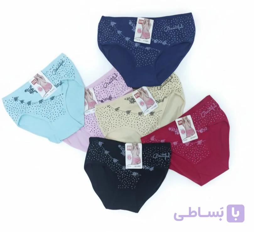 شورت زنانه نخی (پنبه‌ای) طرح گل | پوشش کامل و راحت