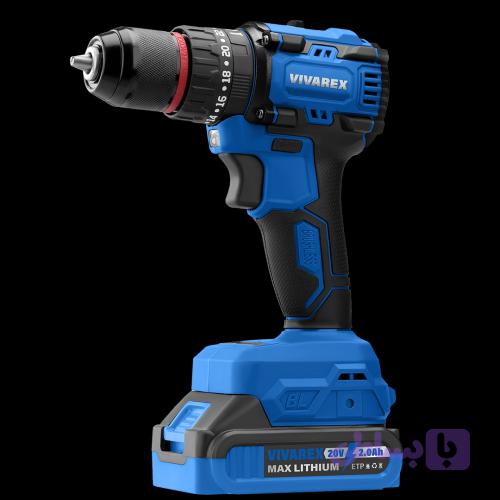 دریل شارژی براشلس چکشی 20 ولت ویوارکس مدل VR2010-BLX | گالری آراد | عطر، گجت و لوازم شخصی
