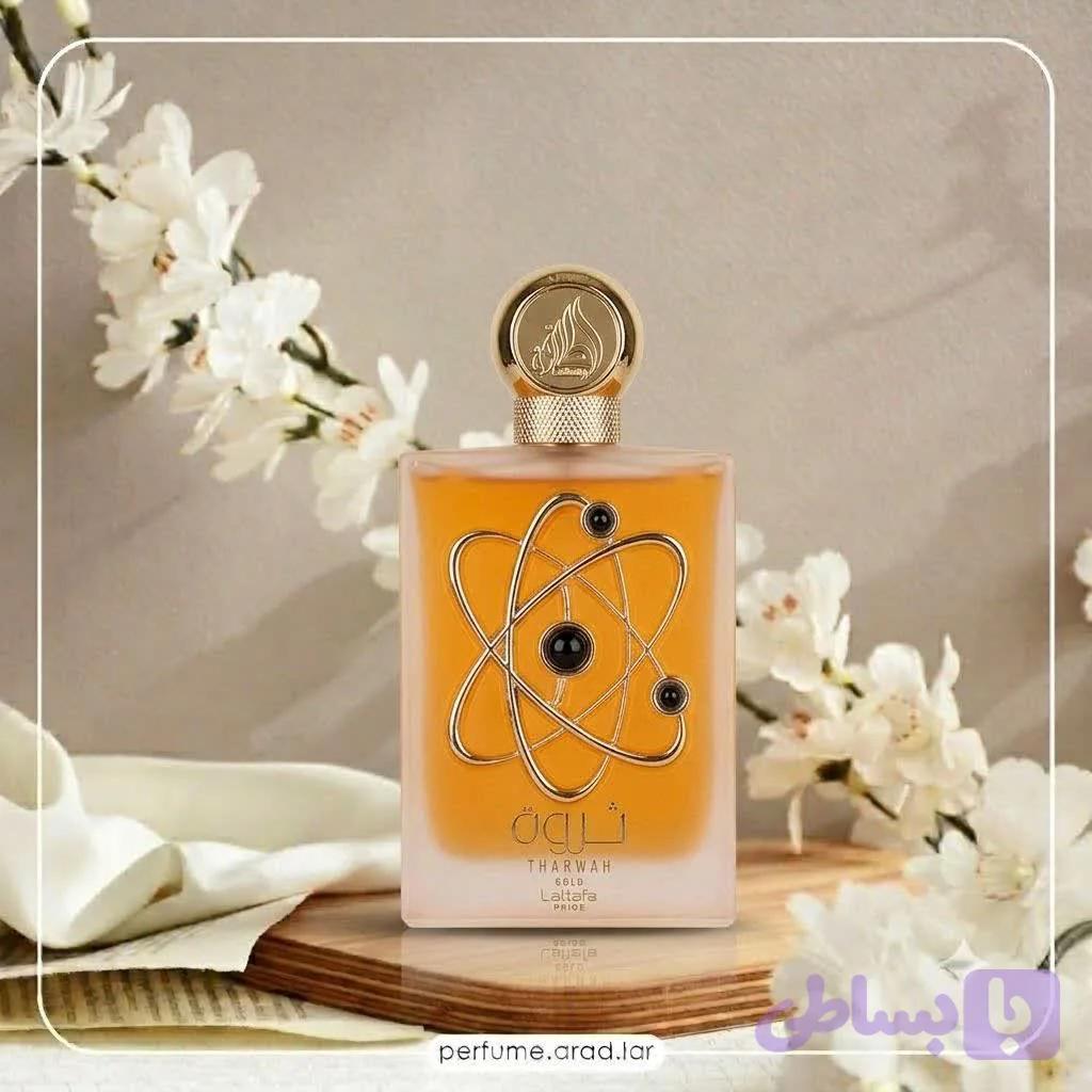 عطر ادکلن ثروت ثروة گلد طلایی لطافه پراید حجم 100 میل Tharwah gold Lattafa Pride | گالری آراد | عطر، گجت و لوازم شخصی