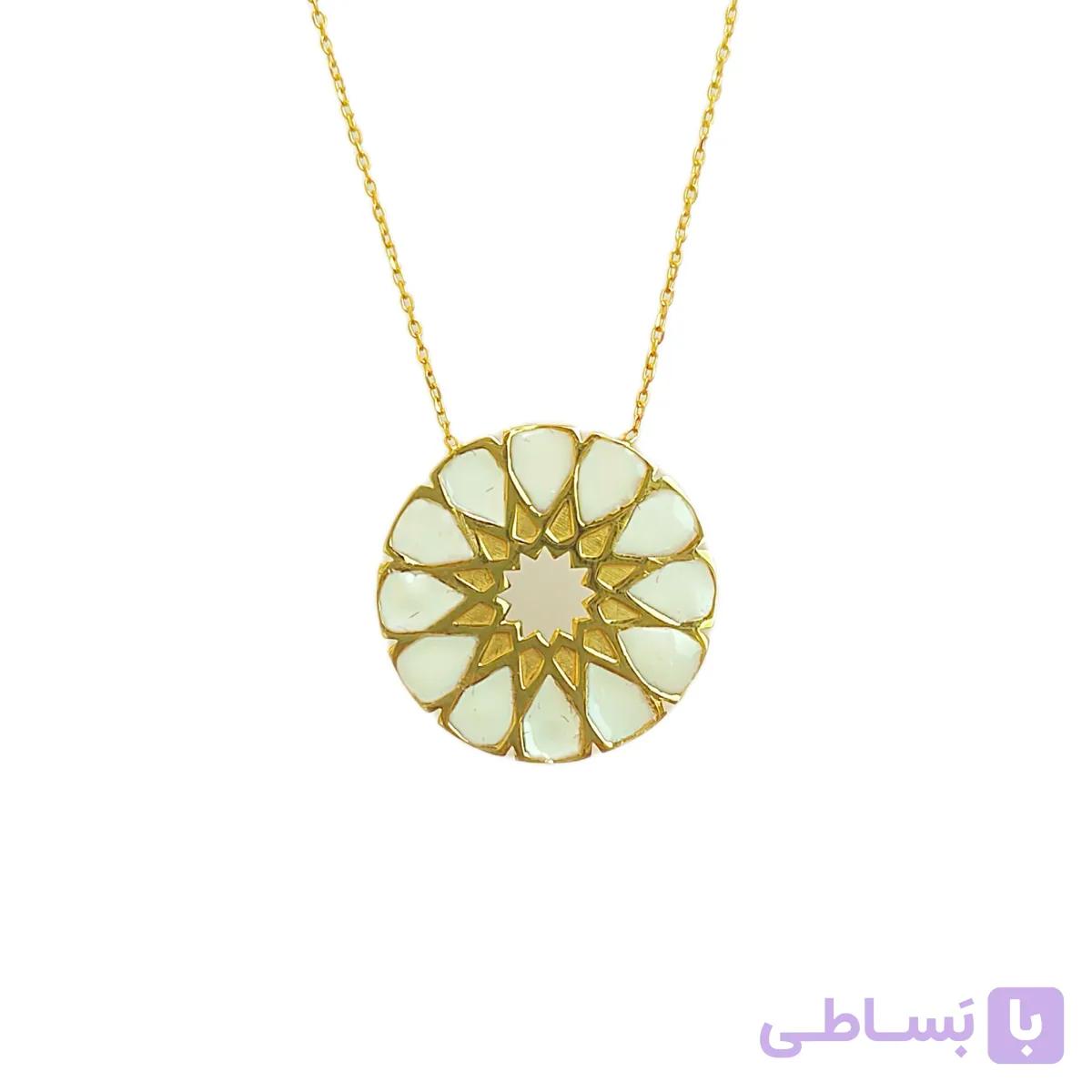 N298 گردنبند خورشید (سفید) — تصویر 1