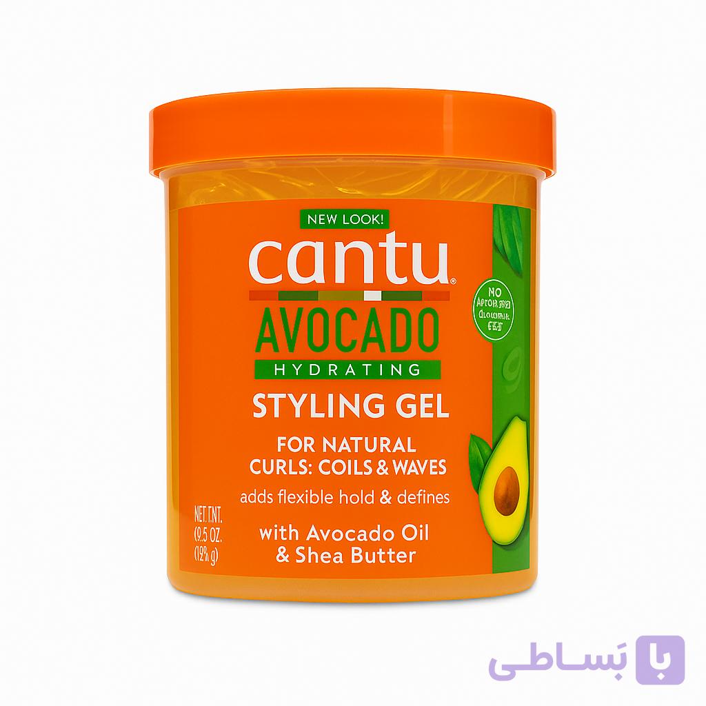 ژل حالت‌دهنده مو کانتو مدل Avocado Hydrating حاوی روغن آووکادو و شی باتر