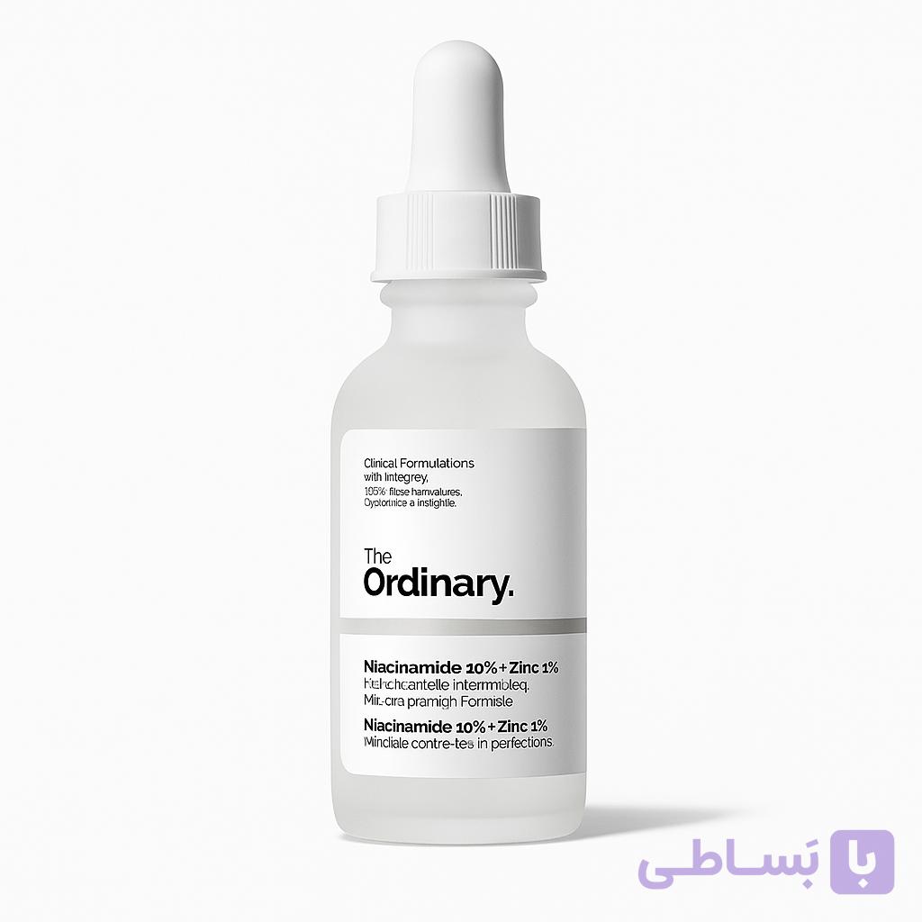 سرم اوردینری مدل Niacinamide 10% + Zinc 1% کنترل چربی و ضد جوش 30 میل