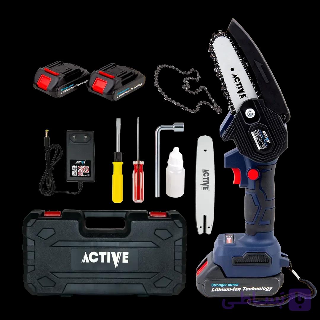اره زنجیری شارژی براشلس اکتیو مدل AC-33100L — تصویر 1