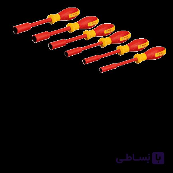 ست 6 عددی پیچ گوشتی سری بکس عایق 1000 ولت بوش کد 1600A02NF3 — تصویر 1