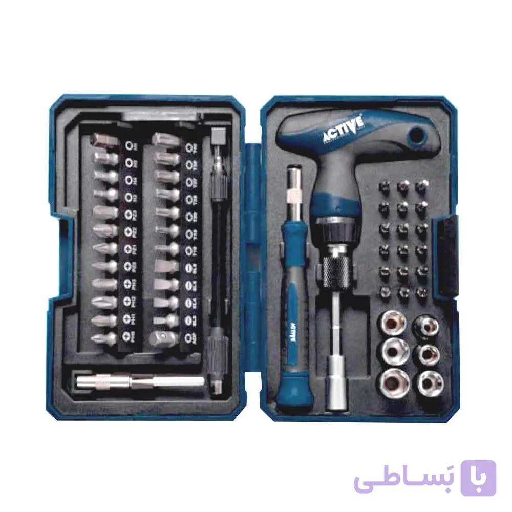 ست پیچ گوشتی و بکس 53 عددی اکتیو مدل AC-6353PS — تصویر 1