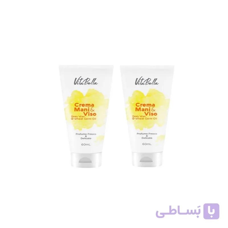 کرم مرطوب کننده ویتابلا مدل جوانه گندم حجم 60 میلی لیتر مجموعه 2 عددی