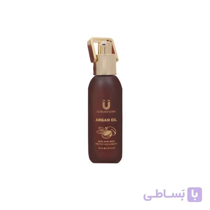 روغن مو و بدن لاکچری کویین مدل آرگان کد A40 حجم 40 میلی لیتر