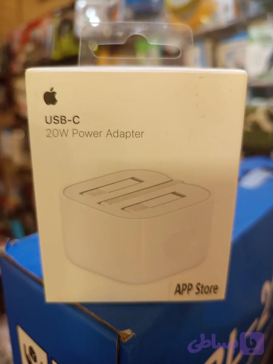 شارژر اپل usb-C 20W power Adapter کد 010