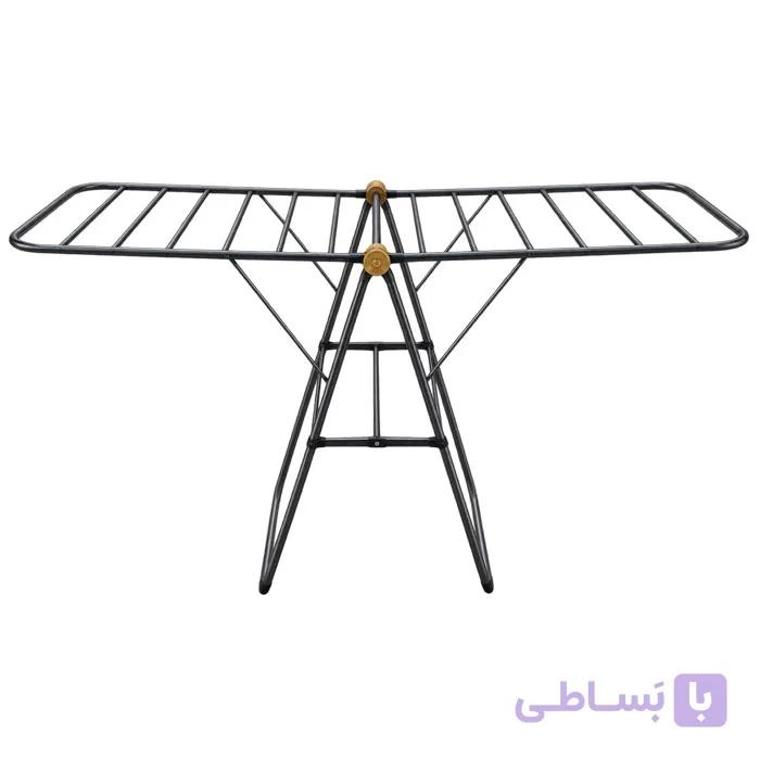 بند رخت تاشو مشکی مناسب آپارتمان — تصویر 1