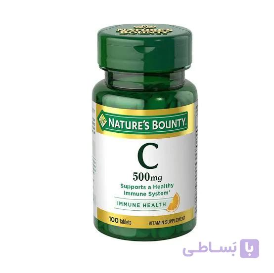 ویتامین C 500 میلی‌گرم 100 عددی نیچرز بونتی Nature’s Bounty Vitamin C 500 mg — تصویر 1
