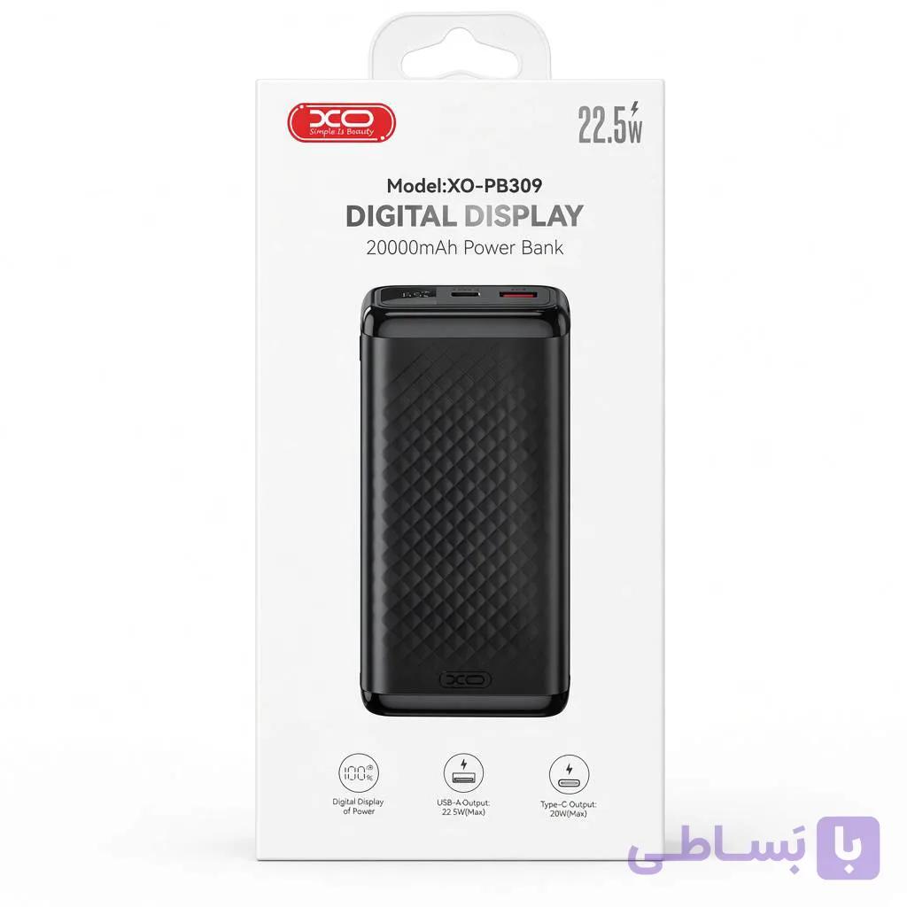 پاور بانک 20 هزار 22.5 وات ایکس او مدل XO PB309 — تصویر 1