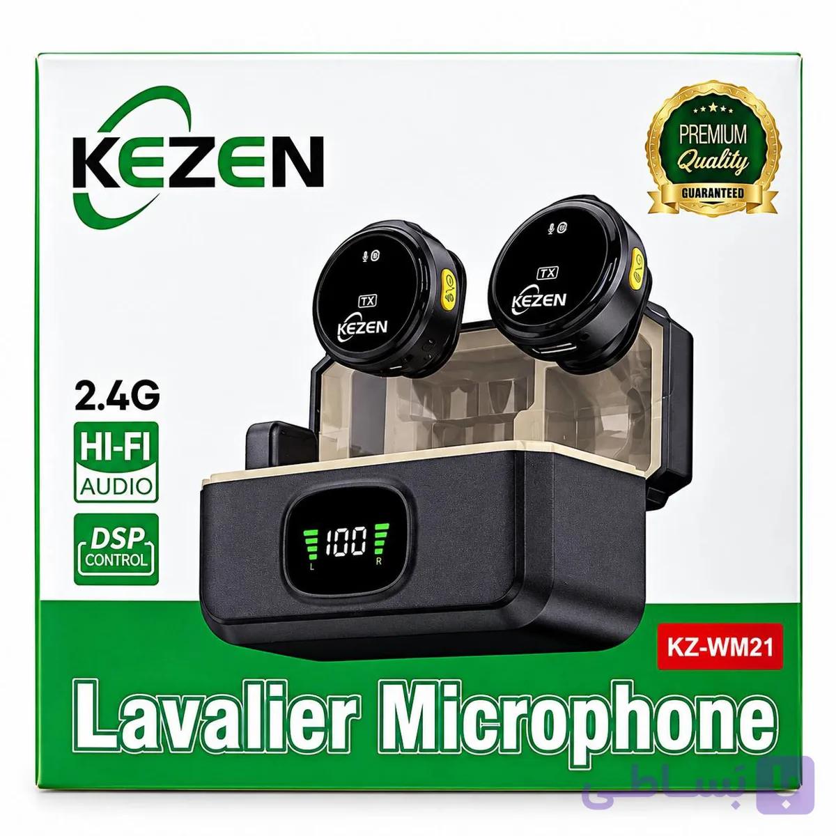 میکروفون تایپ سی برند کزن مدل KEZEN KZ-WM22 — تصویر 1