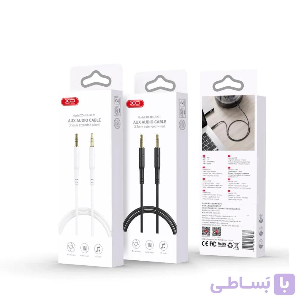کابل AUX ایکس او XO-NB-R271 طول 1 متر — تصویر 1