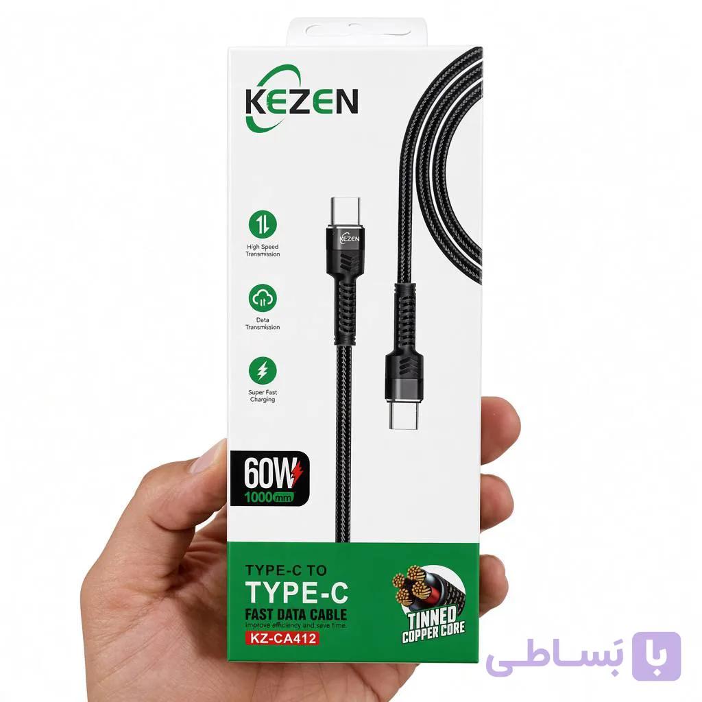 کابل 2 سر تایپ سی کزن مدل KZ-CA412 — تصویر 1