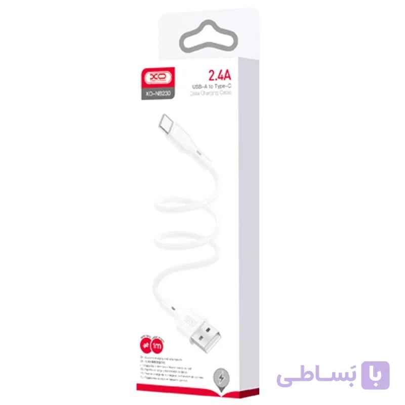 کابل تایپ سی فست شارژ 2.4 آمپر ایکس او XO-NB230C طول 1 متر — تصویر 1