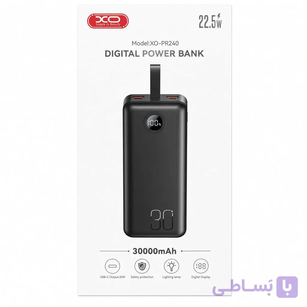 پاوربانک 30 هزار 22.5 وات ایکس او مدل XO PR240 — تصویر 1