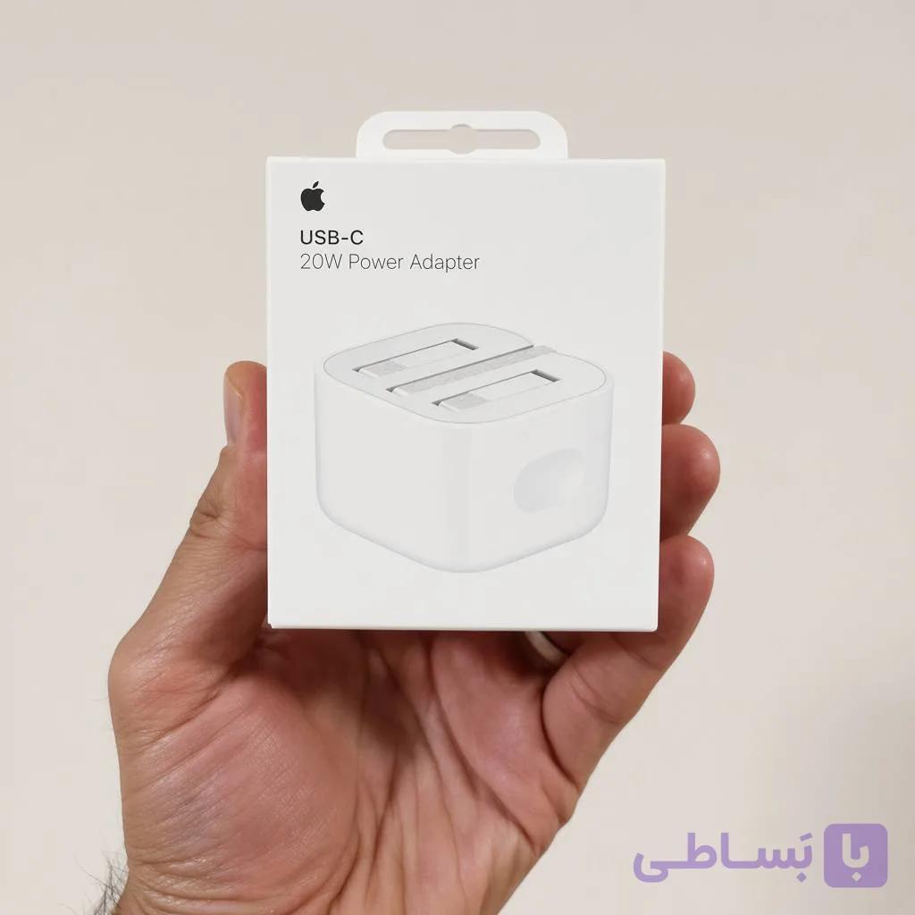 شارژر اورجینال 20 وات اپل مدل B/A-کیفیت اپل استوری — تصویر 1