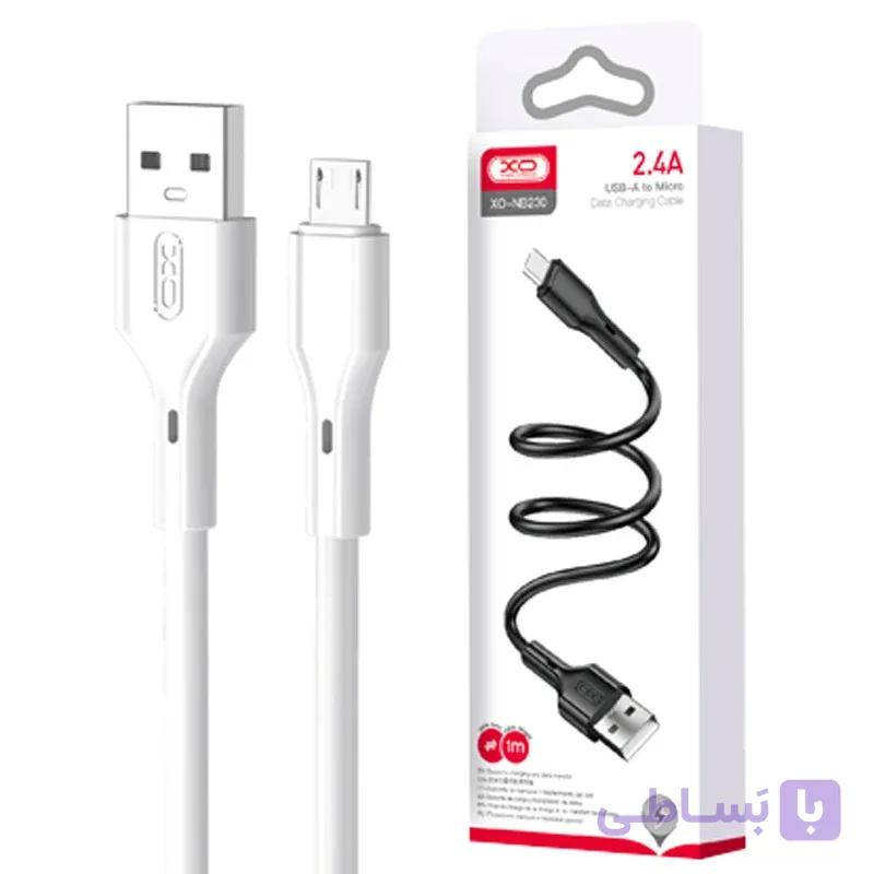 کابل میکرو یو اس بی فست شارژ 2.4 آمپر ایکس او XO-NB230M طول 1 متر — تصویر 1
