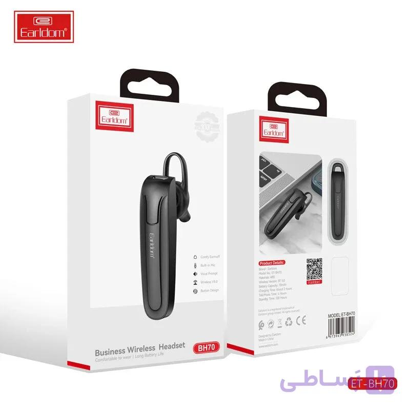 هندزفری بلوتوث تک گوش Earldom ET-BH70 — تصویر 1