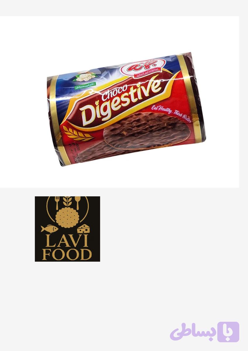 بیسکوئیت جو دایجستیو شکلاتی ۱۸۰ گرمی جمانه
