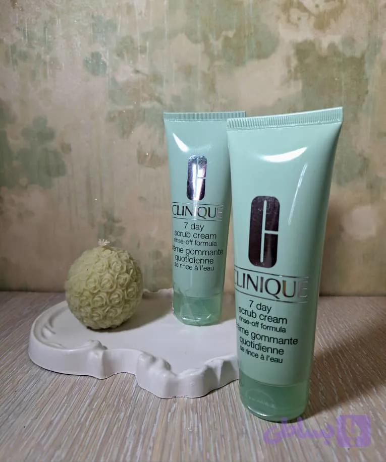اسکراب صورت 7 روزه کلینیک (اورجینال و بدون واسطه ) Clinique 7days scrub cream