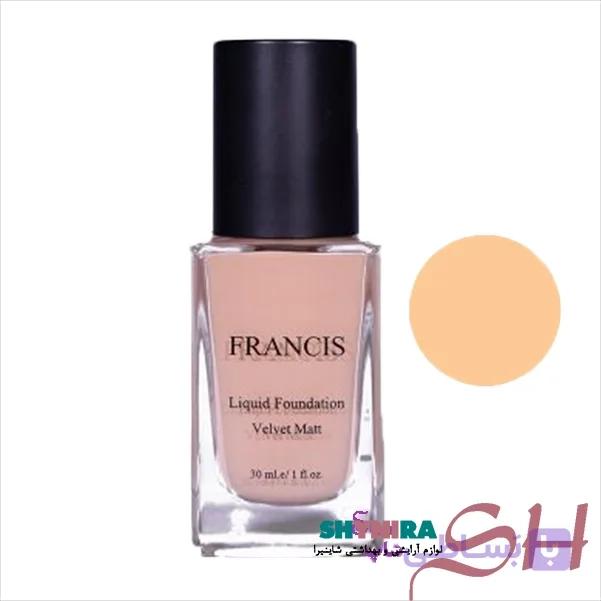 کرم پودر مایع مات ولوت SPF35 پوست چرب 30ml فرانسیس