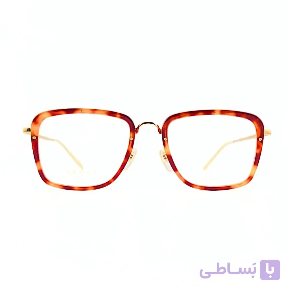 عینک طبی گوچی وینتیج گلد — تصویر 1