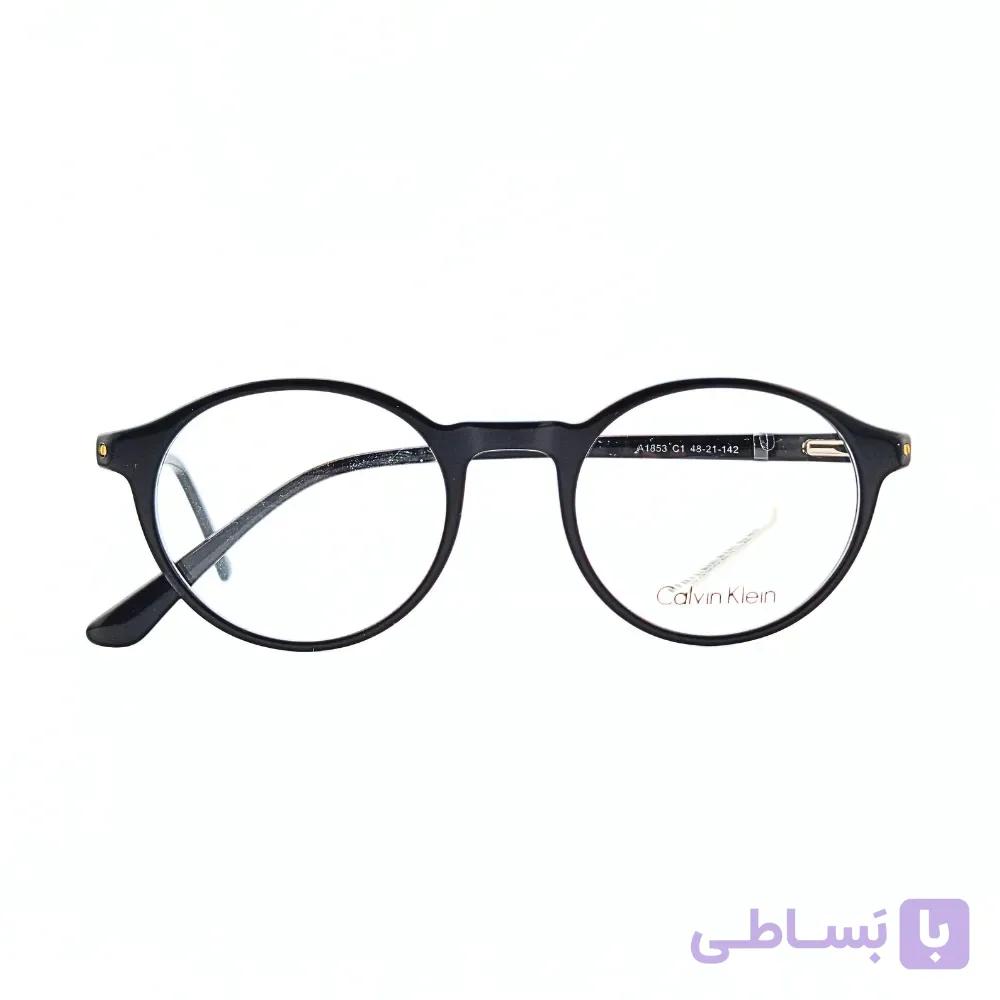 عینک طبی کلوین کلاین گرد مینیمال — تصویر 1