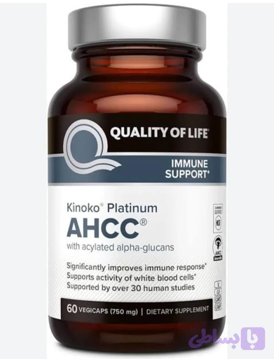 مکمل AHCC کینوکو پلاتینیوم ۷۵۰ میلی گرم