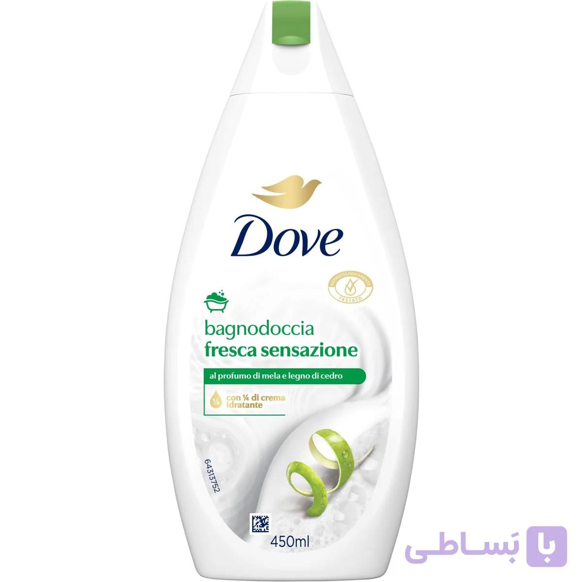 شامپو بدن آبرسان داو با رایحه سیب و چوب سدر 450 میل(اصلی) — تصویر 1
