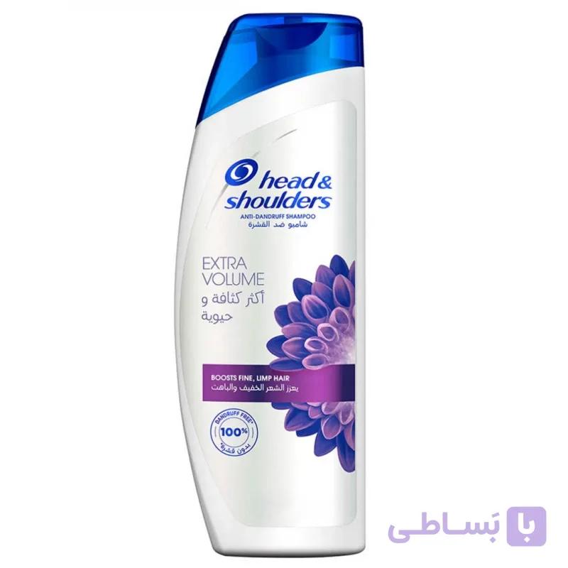 شامپو ضد شوره و حجم دهنده مدل Extra Volume عربی حجم 400 میلی لیتر (اورجینال) — تصویر 1