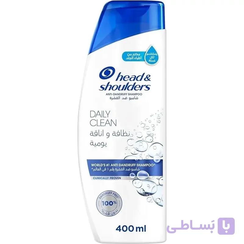 شامپو ضد شوره مدل Daily Clean عربی 400 میل (اورجینال) — تصویر 1