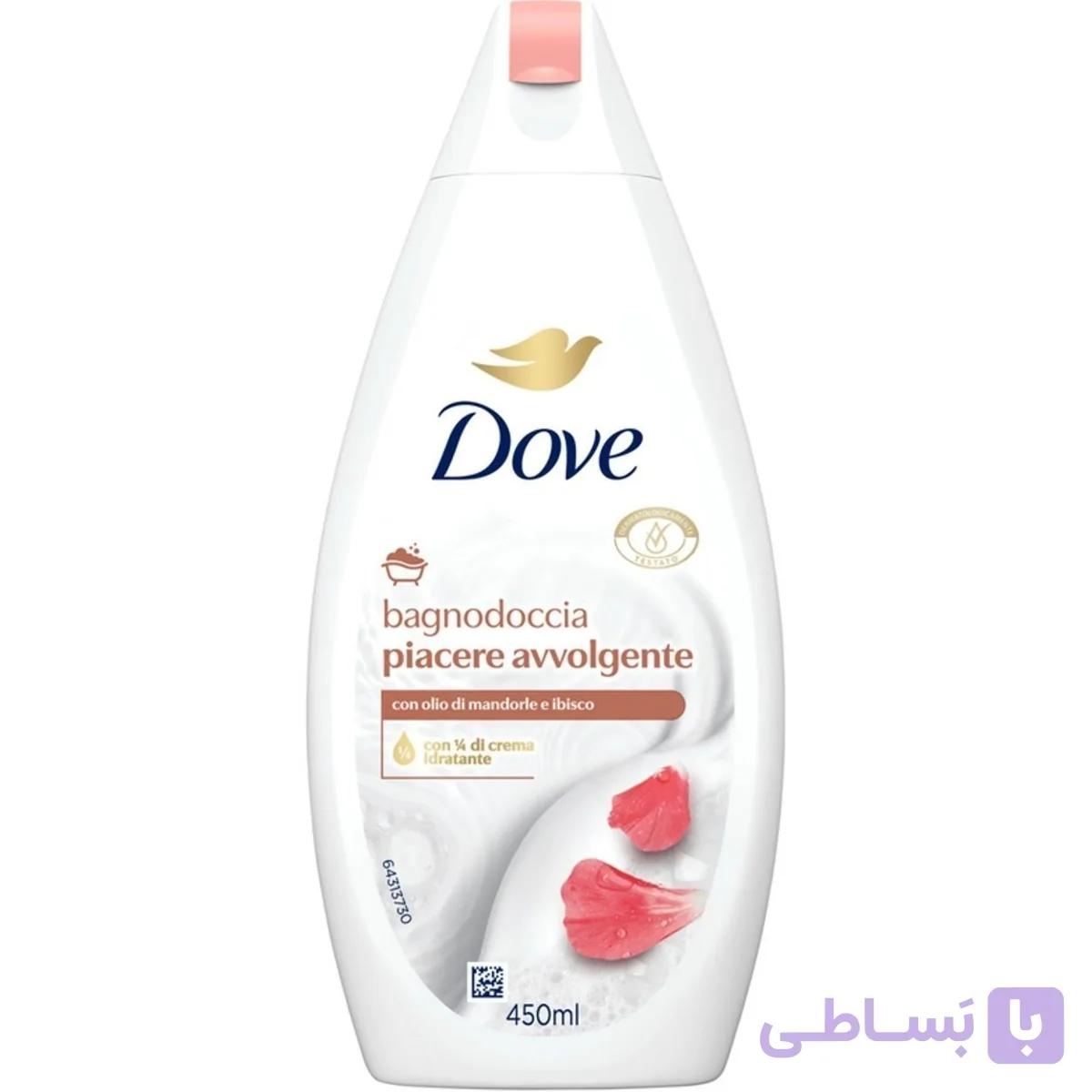 شامپو بدن داو رایحه بادام و گل ختمی 450 میل (اصلی) — تصویر 1