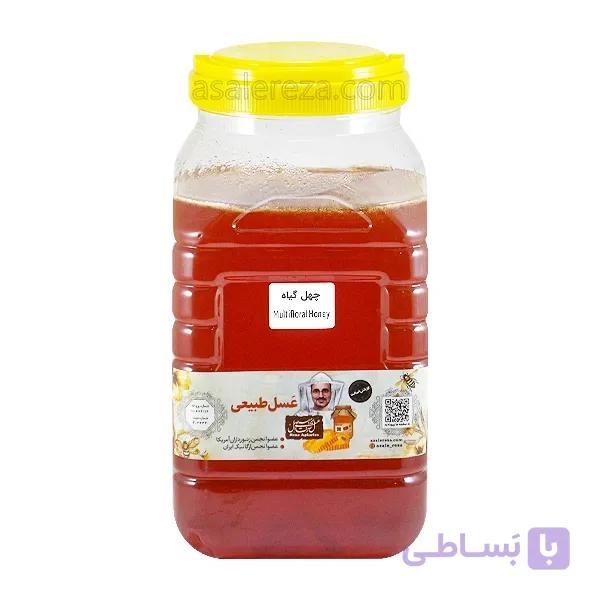 عسل چهل گیاه طبیعی 5 کیلو