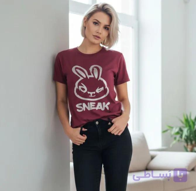 تیشرت زنانه مدل خرگوش