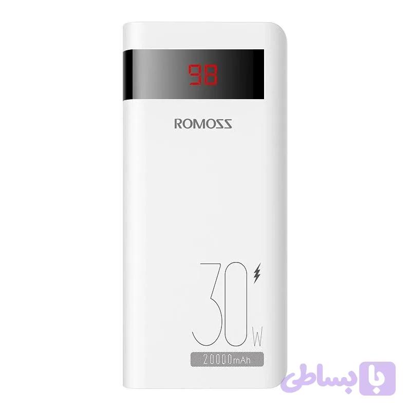 پاوربانک روموس مدل SENSE 6PS PRO ظرفیت 20000 میلی آمپر ساعت 30 وات — تصویر 1