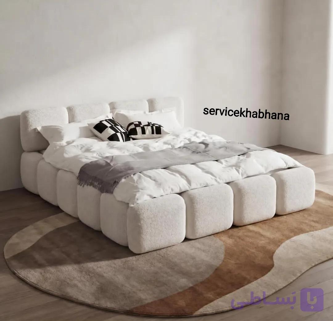 تخت خواب دونفره مدل هایلی